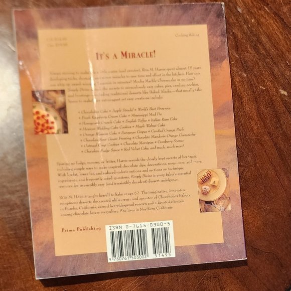 Simply Divine 200 Inspired And Efforless Desserts By Rita M. Harris - Picture 5 of 7